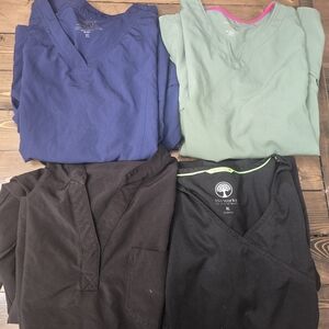 Lot Of 4 Scrubs Barco And Healing Hands